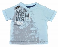 Akademiks Infant Boys Aquamarine Blue V-Neck T-shirt (12M)