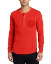 Lucky Brand Mens Men's Long Sleeve Raglan Henley