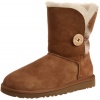 UGG Australia Women's Bailey Button Short Boots, 6, Chestnut