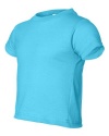 Rabbit Skins 5.5 oz Toddler Short-Sleeve T-Shirt, 2T, Aqua