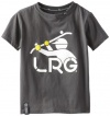 LRG - Kids Boys 2-7 Little South Slider Tee, Dark Charcoal, 4