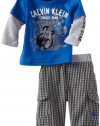 Calvin Klein Baby-Boys Newborn Twofer Top With Pants