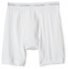 Calvin Klein Big and Tall Men's Tall Boxer Brief, White, 2XT