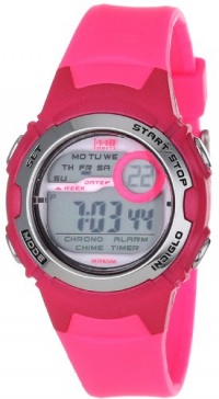 Timex Women's T5K595 1440 Sports Digital Mid-Size Bright Pink Resin Watch