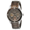 Fossil Women's ES3033 Stella Brown Aluminum and Stainless Steel Watch