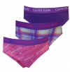 Calvin Klein Girls Plaid, Pink and Purple Bikini 3 Pack for girls (6/7)