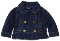 Hartstrings Baby-girls Infant Denim Jacket, Denim, 12 Months