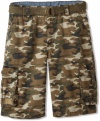 Levi's Boys 8-20 Rip Stop Cargo Short, Green Camo, 16