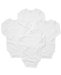 It'll be easy to always have a classic on hand with this bodysuit 4-pack from Carter's.