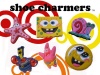 Nickelodeon Spongebob and Friends Shoe Charms 6 pc Set - Jibbitz Croc Style