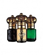 Perfume Spray Traveller Set for Men. An introduction to the three classic Clive Christian perfumes. The ultimate portable luxury for the perfume devotee. Includes:  · No 1 perfume spray, 0.34 oz  · 1872 perfume spray in authentic green bottle, 0.34 oz  · X perfume Creation spray in black bottle, 0.34 oz 