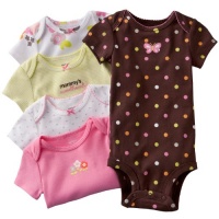 Carter's 5-Pack Short Sleeve Bodysuits -Mommy's Sweetheart - 24M