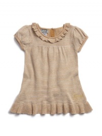 GUESS Sweater Dress with Bloomers, GOLD (18M)