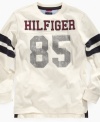 This layered Tommy Hilfiger jersey is sure to score him some coolness points.