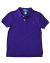 Polo Ralph Lauren Toddler Boys Classic Mesh Polo (3/3T, Deep Royal)