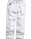 GUESS Kids Boys Little Boy White-Wash Brit Rocker Jeans, WHITE (2T)