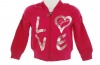 Guess Girls 2T-4T Dark Pink Love Active Jacket (2T, Dark Pink)