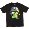 Metal Mulisha Bonehead Youth Boys Short-Sleeve Sportswear T-Shirt/Tee - Black / Small