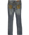 Yaso Golden Age Skinny Jeans (Sizes 7 - 16) - blue wash, 12