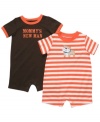 Cute and convenient. Double your options of sweet outfits to put him in with this romper 2-pack from Carter's.