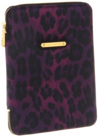 Juicy Couture Tech YTRUT115 Laptop Case,Magenta Leopard Print,One Size