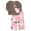 Carter's Toddler 2 Piece Fleece PJ Set - Pink Pig-2T