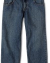 Levi's Boys 8-20 550 Relaxed Fit Jean Husky, CLEAN CROSSHATCH, 16 Husky