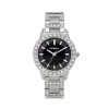 Fossil Women's ES2130 Stainless Steel Bracelet Black Glitz Analog Dial Watch