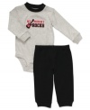 The future rockstar wears this adorable pant and bodysuit by Carter's.