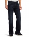 7 For All Mankind Men's Brett Modern Bootcut Jean, Steely Indigo, 34