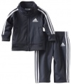 adidas Baby-Boys Infant Core Tricot Set, Gray, 24 Months