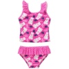 Hello Kitty Girls' 2-Piece Ruffle Tankini Swimsuit (4T)