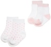 Little Me Beary Sweet Socks, Light Pink, 2 Pack