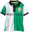 Nautica Sportswear Kids Boys 8-20 Short Sleeve 2-Color Polo, Jelly Bean, Large