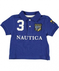 Nautica Sportswear Kids Baby-Boys Infant Short Sleeve Pique Polo Shirt