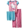 Hello Kitty Hearts Pink 3-Piece Pajamas Set 2T-4T (4T)