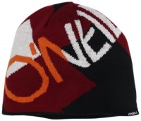 O'Neill Boys 8-20 Logo Beanie, Black/Red, One Size