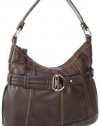 Tignanello Soft Cinch Hobo,Brown/Black,One Size