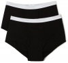 Calvin Klein Men's Big and Tall 2 Pack Big Brief, Black, 46