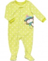 Carter's Infant Footed Fleece Sleeper - Waving Monkey-18 Months