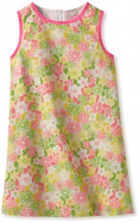 Lilly Pulitzer Girls 7-16 Little Classic Shift Eyelet, Multi Floral Sunbonnet Lace, 8