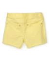 Cute cutoffs for a carefree look that will keep her stylish all summer long.