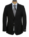 Kenneth Cole Mens 2 Button Black Blazer Sport Coat Jacket- Size 36S