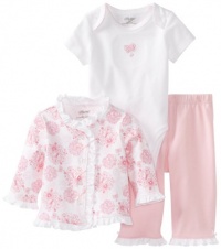 Little Me Baby-girls Newborn Butterflies Take Me Home Set, Pink, 6 Months