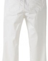 7 For All Mankind Girls 7-16 Skinny Crop And Roll Legging, Clean White, 10