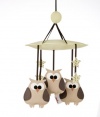 3 Sprouts Mobile, Cream Owl