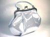 HANDBAG Tote Metallic Silver - WiseGloves EVENING BAG WOMEN GIRL BAG TOTE PURSE HANDBAG CLUTCH