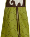 Carter's Green Elephant Diaper Stacker, Green/Choc, 26 X 12.5