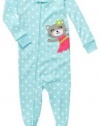 Carter's Polka Dot Kitty One Piece Snug Fit Cotton Footed Pajamas 2t-4t (2t)