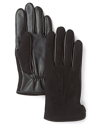 Matte suede on one side, supple leather on the other, with warm shearling lining and text-friendly sensor touch fingers that allow you to stay in contact even in the snowfall – the perfect glove, from Grandoe.